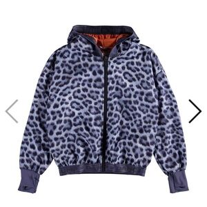 Molo Blue Leopard Kids Hoodie Euro size 170 to 176